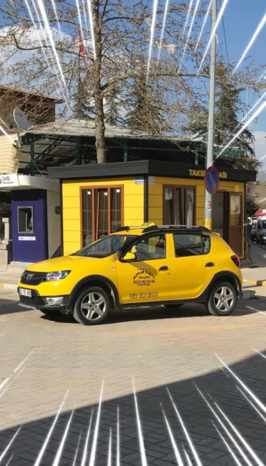 Şehir içi taksi aracı